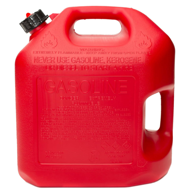 Midwest Can Company 5 Gallon Auto Shut Off Gas Can