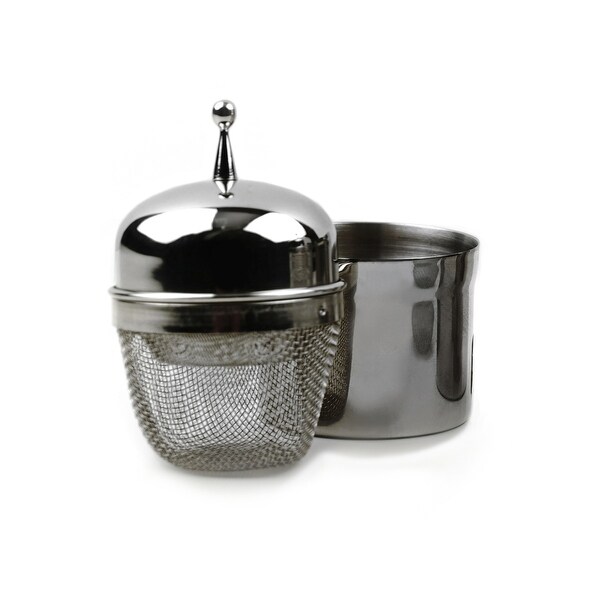 0.5-Cup Stainless Steel Mesh Floating Infuser - Large Mesh Floating Infuser， 1/2-Cup Capacity
