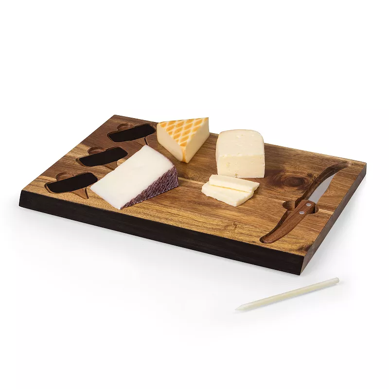 Picnic Time Detroit Tigers Delio Cheese Cutting Board and Tools Set