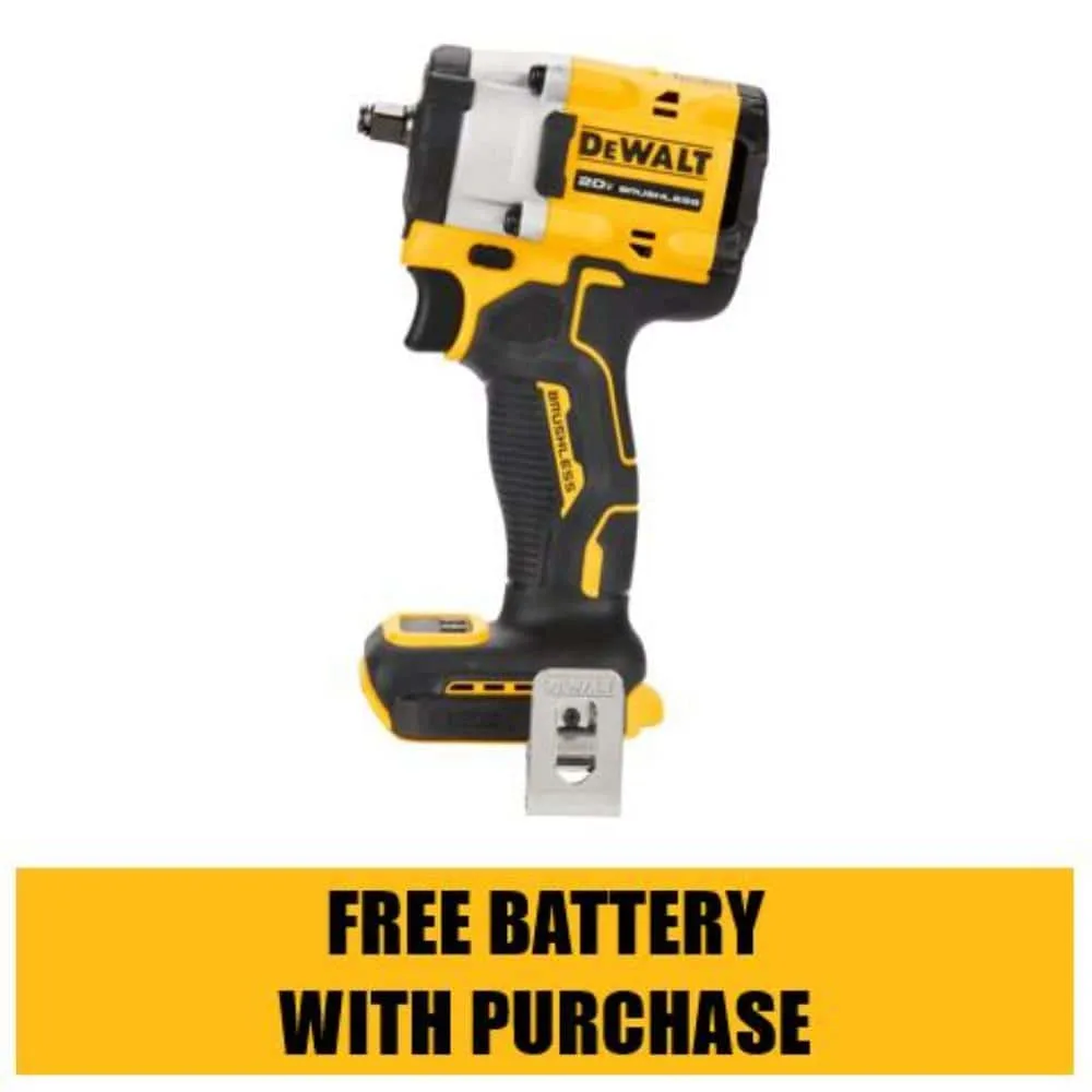 DEWALT ATOMIC 20V MAX Cordless Brushless 3/8 in. Impact Wrench (Tool Only) DCF923B