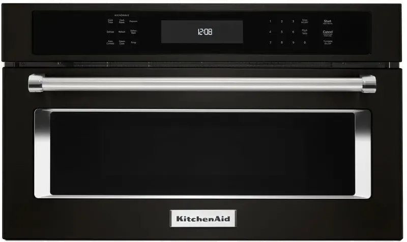 KitchenAid Built-in Microwave - 1.4 cu. ft. Black Stainless Steel