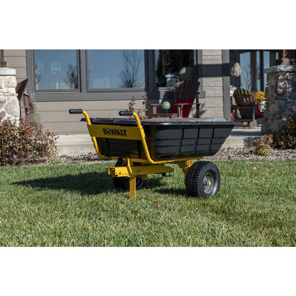 DEWALT DXTB0573 800lb/10 Cu. Ft. Swivel/Dump Cart - Convertible to Tow/Wheelbarrow