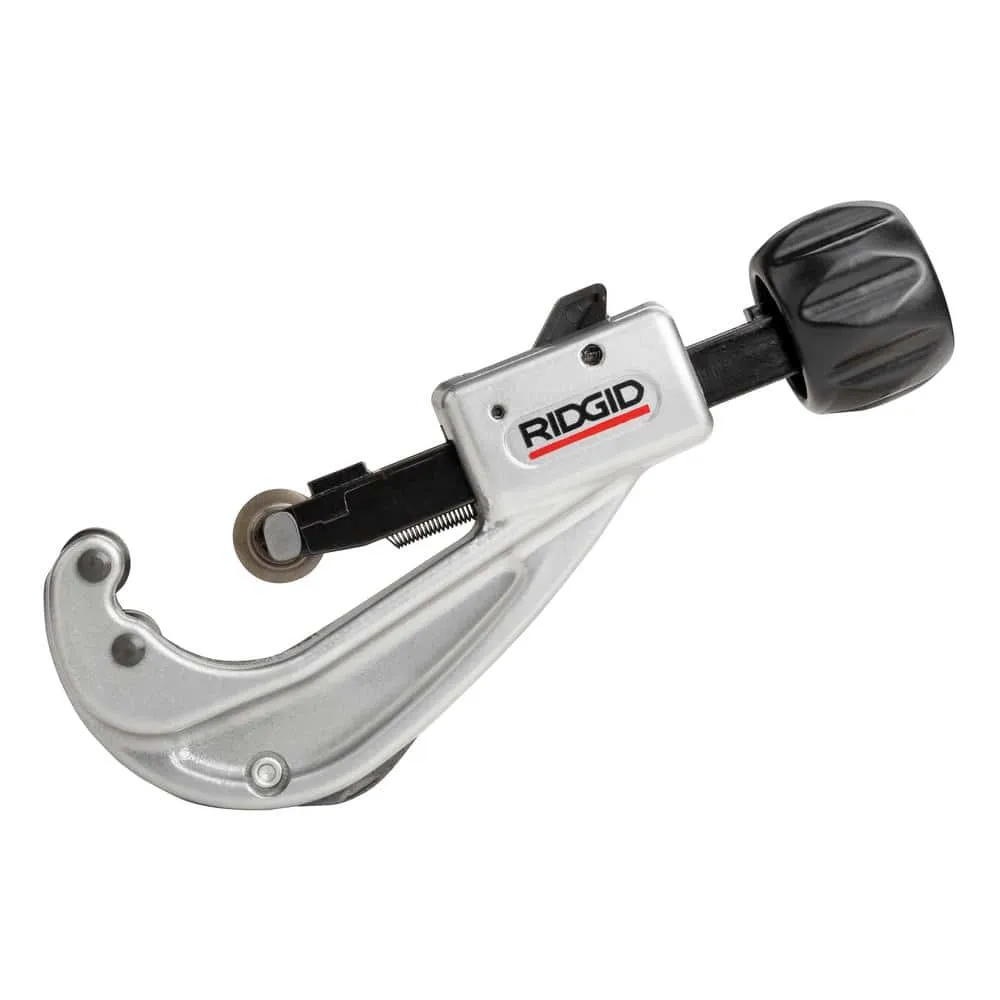 RIDGID 1/4 in. to 1-5/8 in. 151 Quick Acting Copper Pipe & Aluminum Tubing Cutter w/ Easy Change Wheel Pin + Spare Wheel 31632