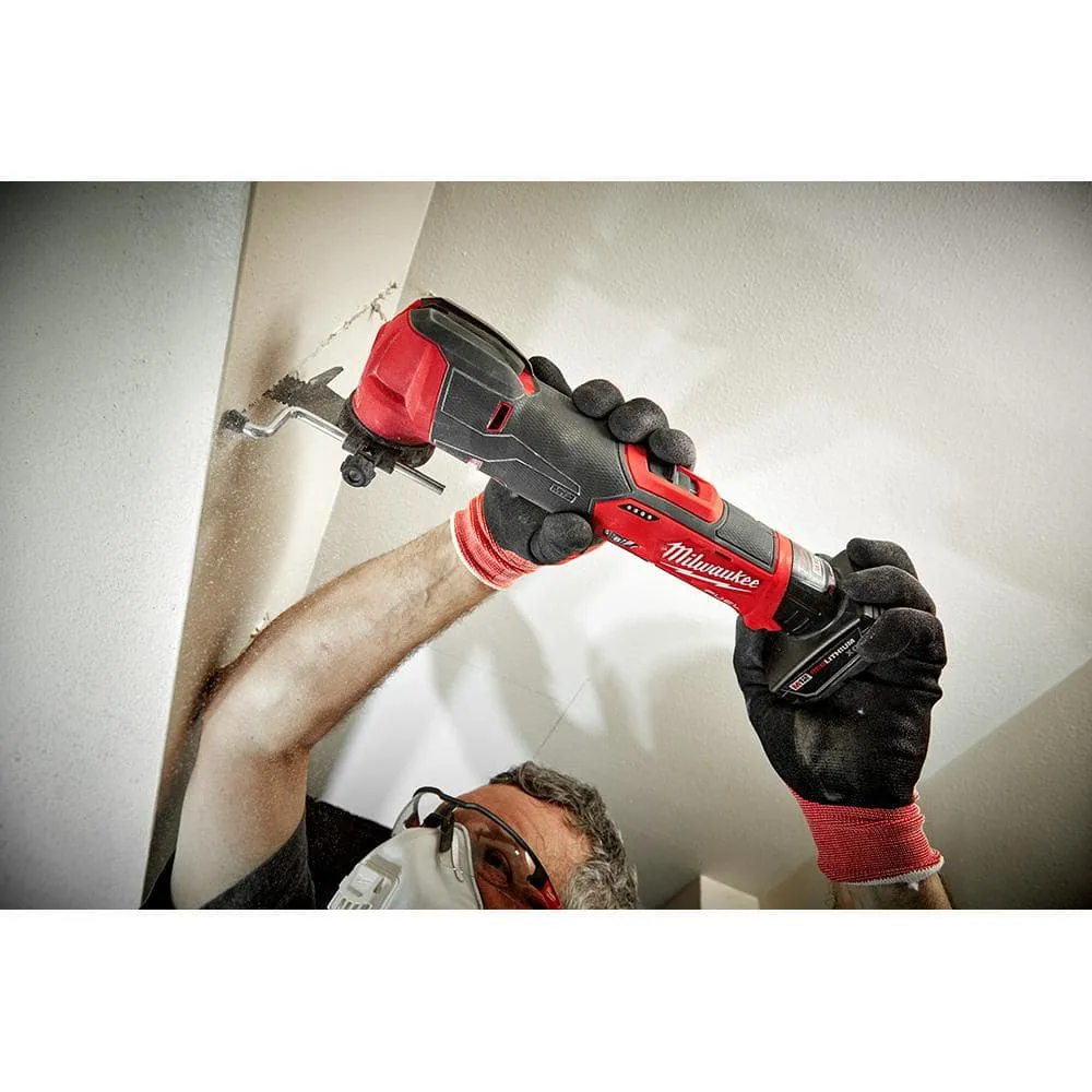 Milwaukee M12 FUEL 12V Lithium-Ion Cordless Oscillating Multi-Tool (Tool-Only) 2526-20