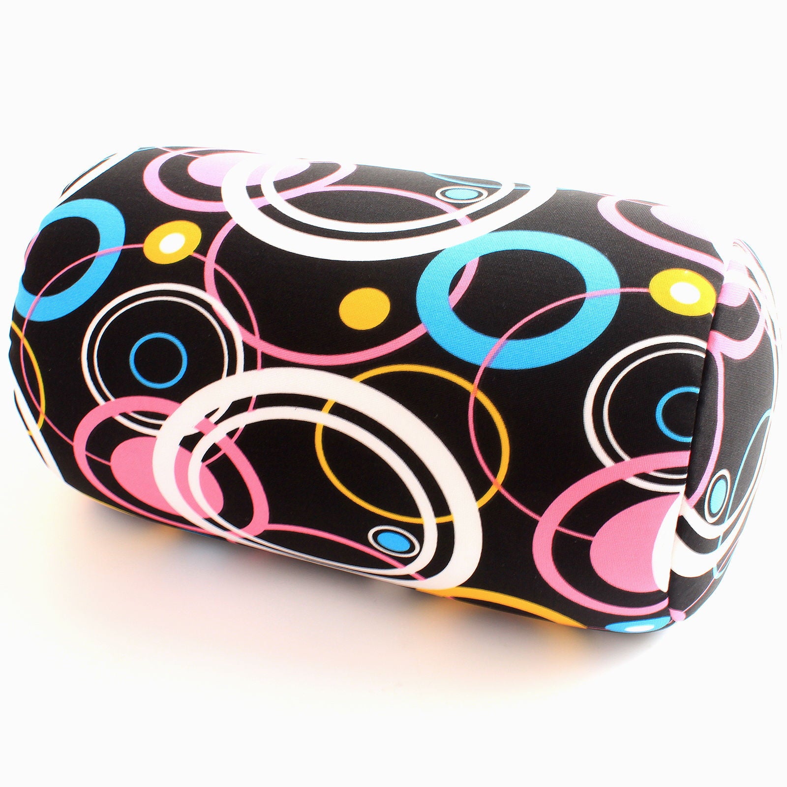 Bookishbunny Micro bead Roll Bed Chair Car Cushion Neck Head Soft Support Back Pillow Multi Color And More
