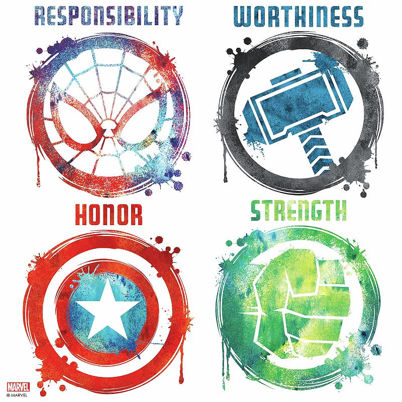 Marvel Avengers Icons Wall Decals by RoomMates