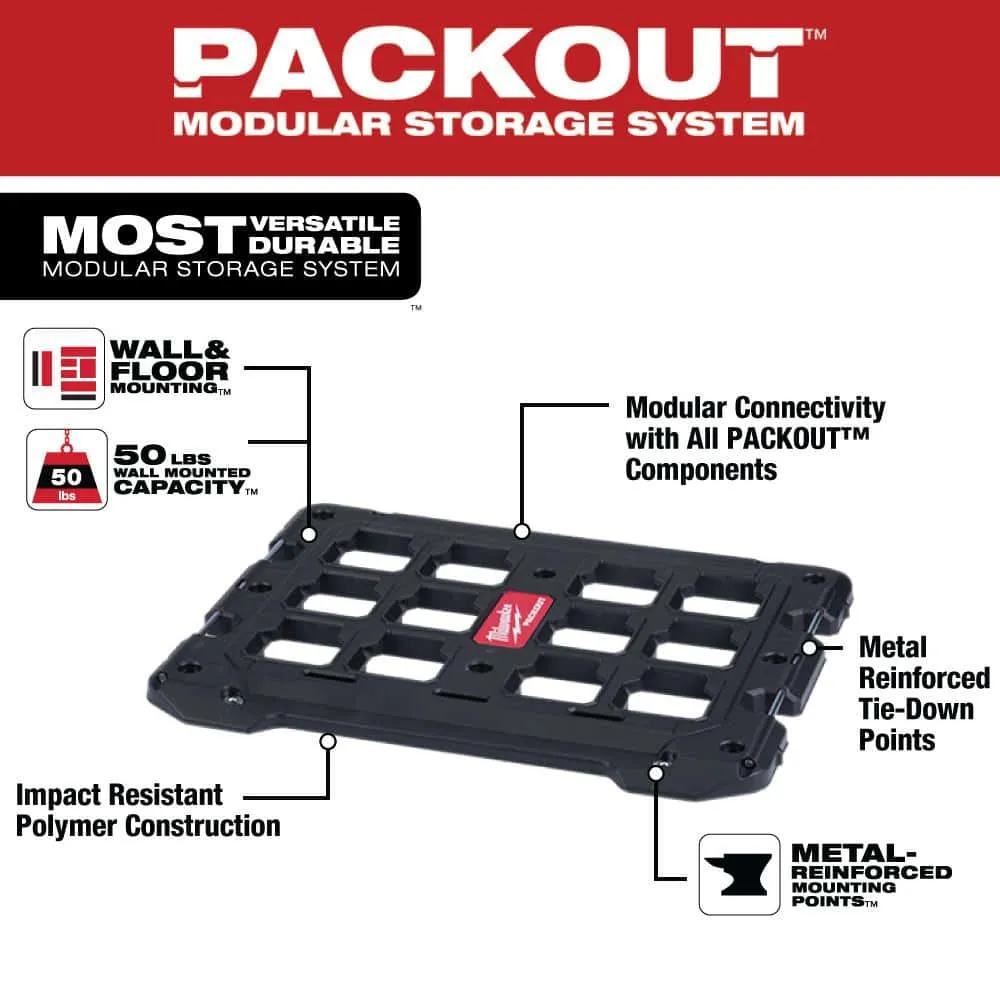 Milwaukee PACKOUT Wall and Floor Mounting Plate 48-22-8485