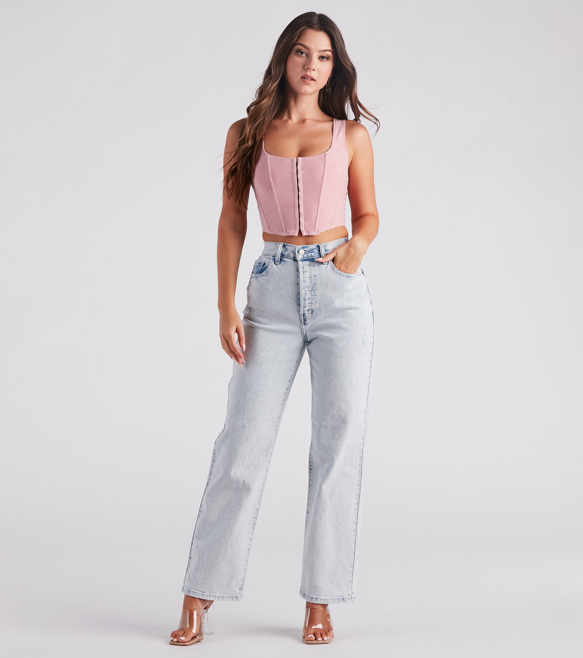 Not Your Babe High Rise Boyfriend Jeans