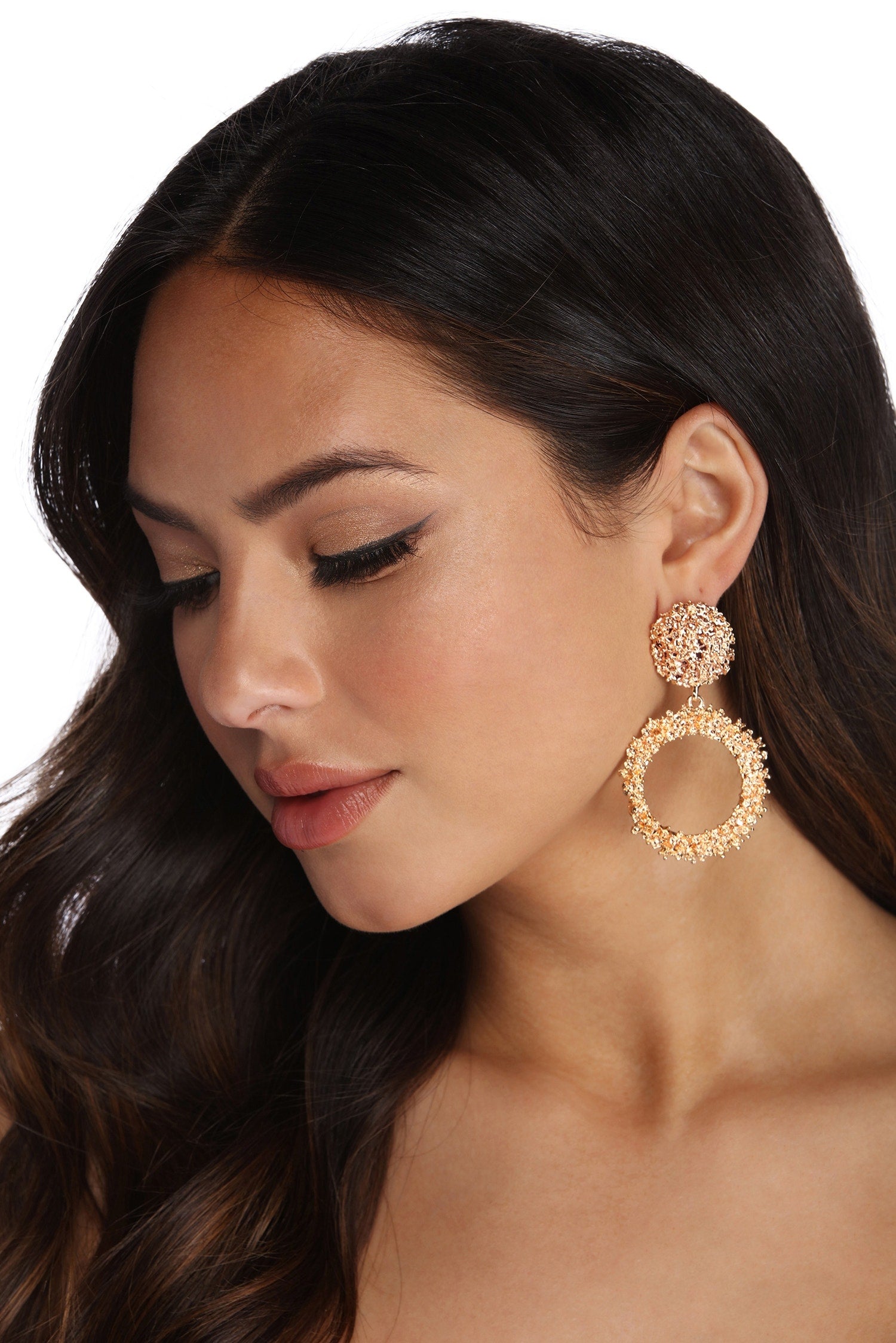 All That Glitters Textured Earrings