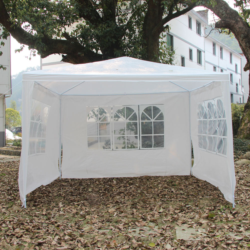 Ktaxon Third Upgrade 10'x10' Canopy Party Wedding Tent Heavy Duty Gazebo Cater Events 3 Sides