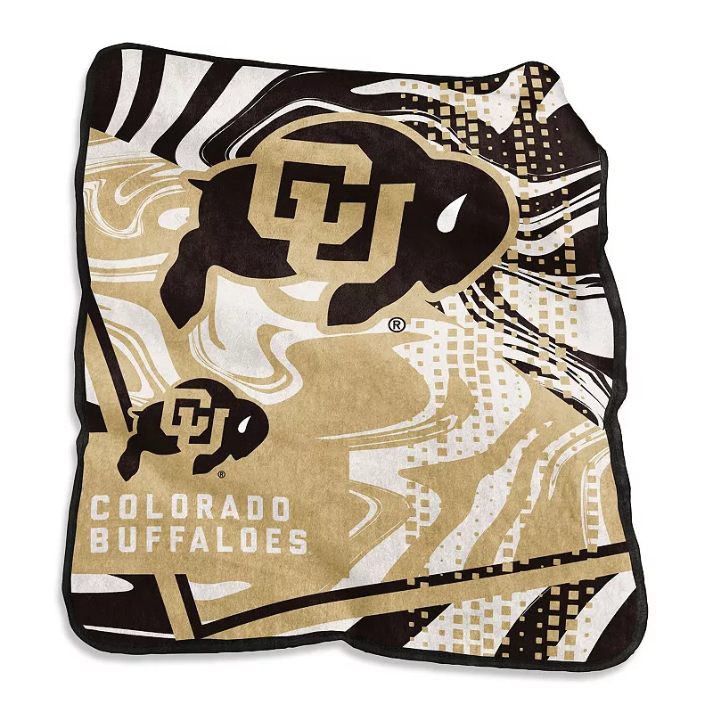 Colorado Buffaloes 50 x 60 Swirl Raschel Throw Blanket