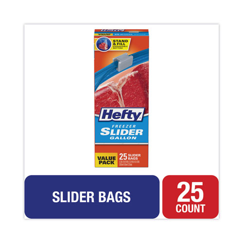 Reynolds Hefty Slider Bags | 1 gal， 2.5 mil， 10.56