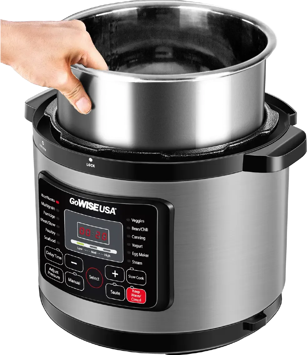 GoWISE Programmable 6-Quart Pressure Cooker