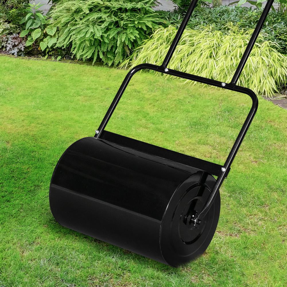 Fooing 135-Pound Combination Push/Tow Poly Lawn Roller， 13- by 20-Inch