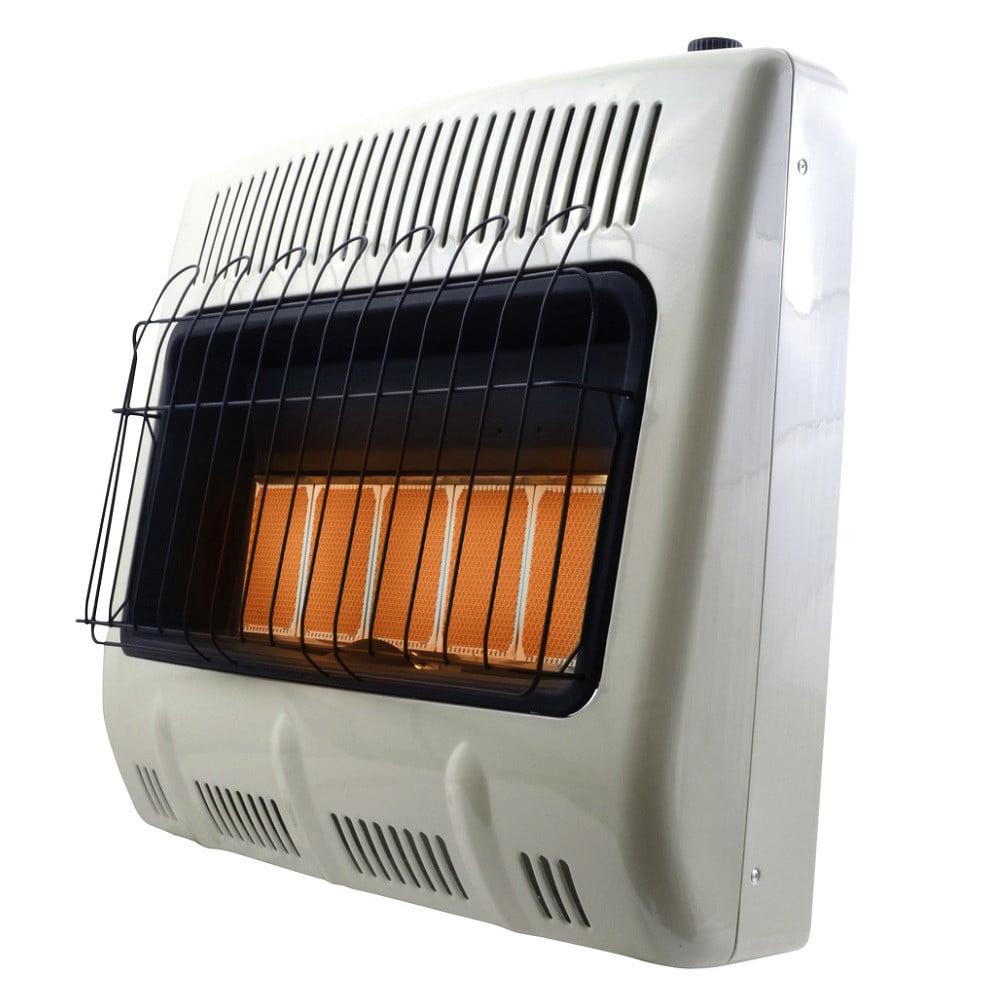 30，000 BTU Vent Free Propane Radiant Heater， White