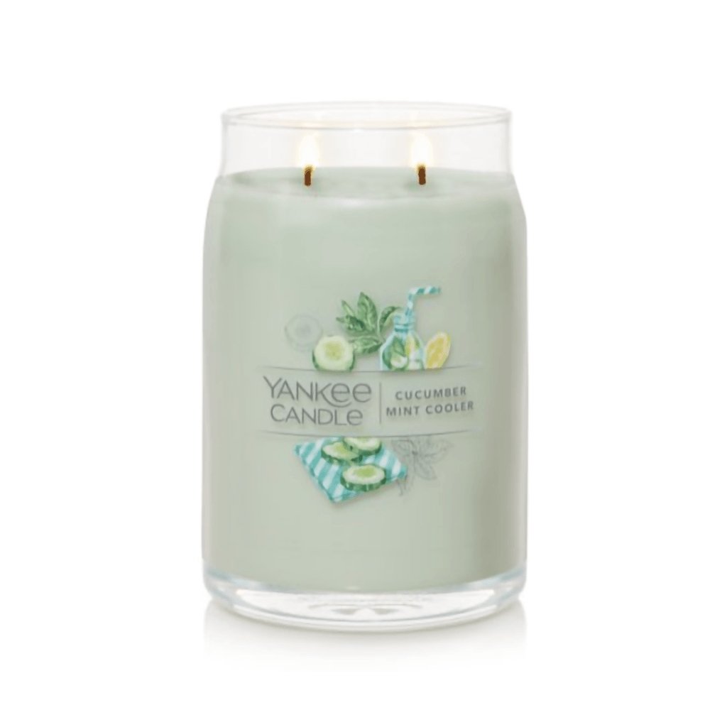 Yankee Candle  Signature Large Jar Candle In Cucumber Mint Cooler