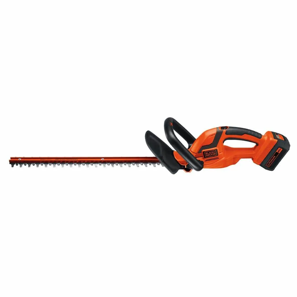 BLACK+DECKER 40V MAX Cordless Battery Powered Hedge Trimmer Kit with (1) 1.5Ah Battery & Charger LHT2436