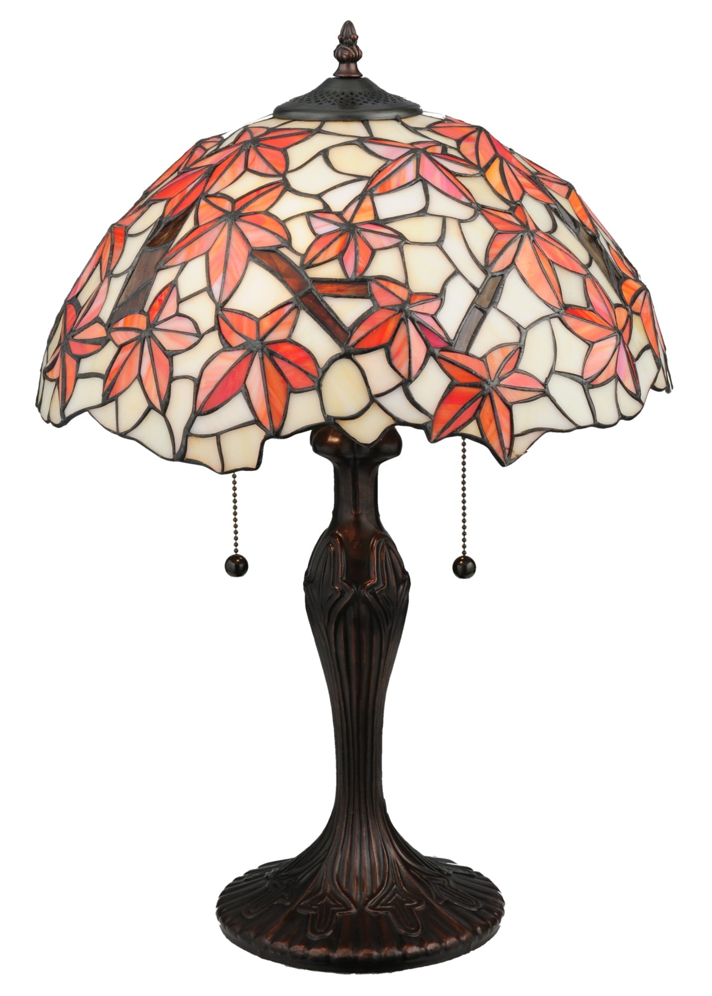 Meyda  114388 Vintage Stained Glass Coastal 22" H Starfish Table Lamp - MultiColor