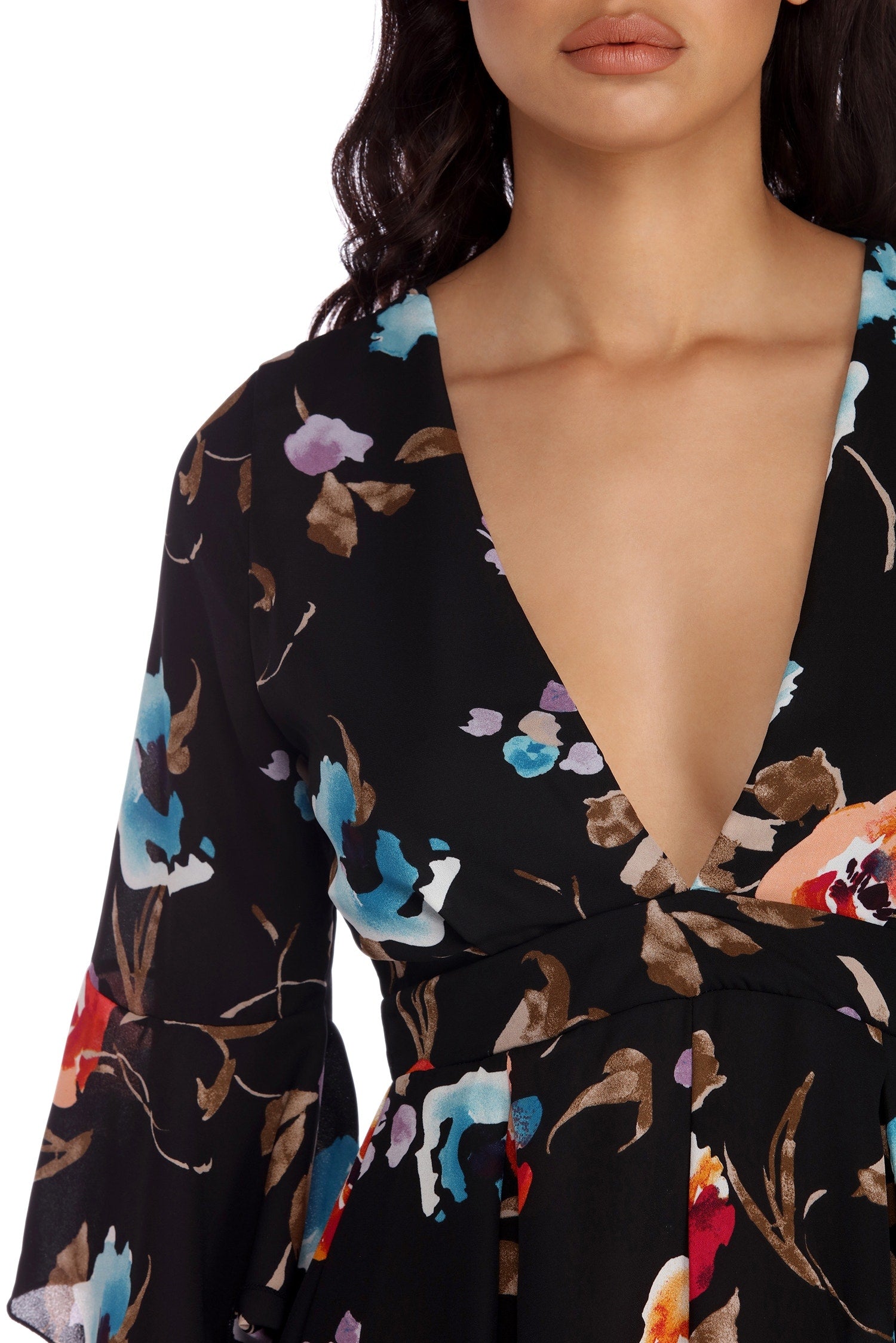 Date Night Floral Romper