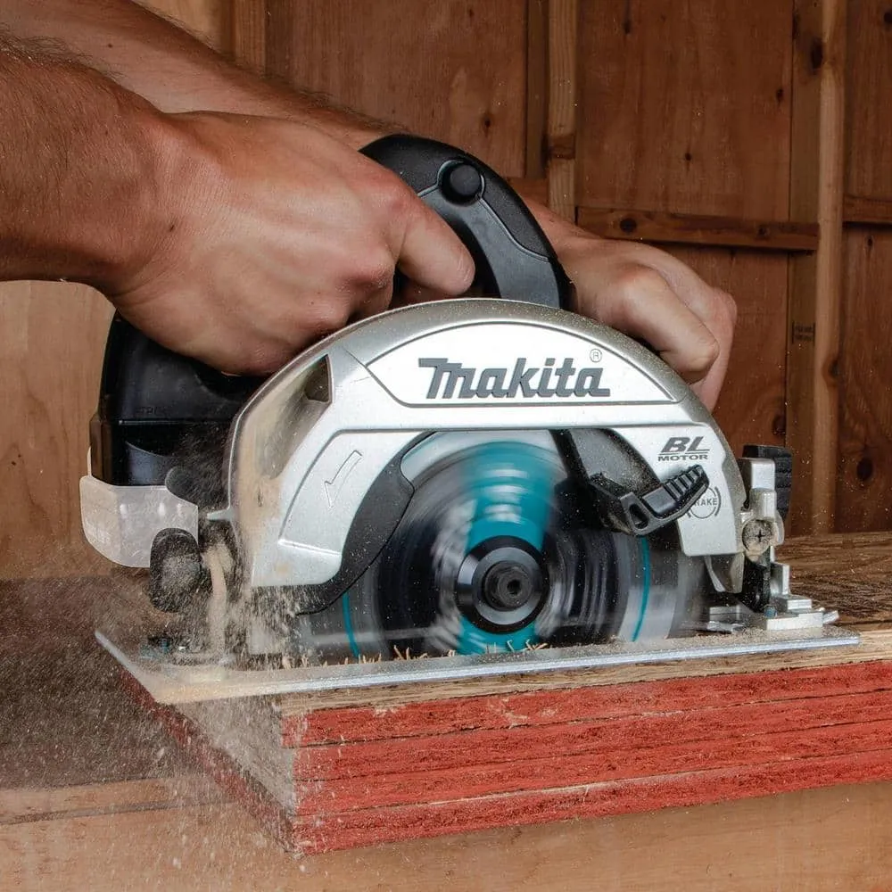 Makita 18V 6-1/2 in. LXT Sub-Compact Lithium-Ion Brushless Cordless Circular Saw (Tool Only) XSH04ZB