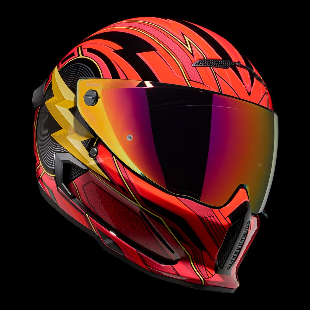 Ruroc |  ATLAS 4.0 The Flash | Full Face Bluetooth Motorcycle Helmet | Ruroc