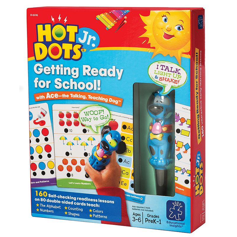 Educational Insights Hot Dots Jr. Getting Ready For School
