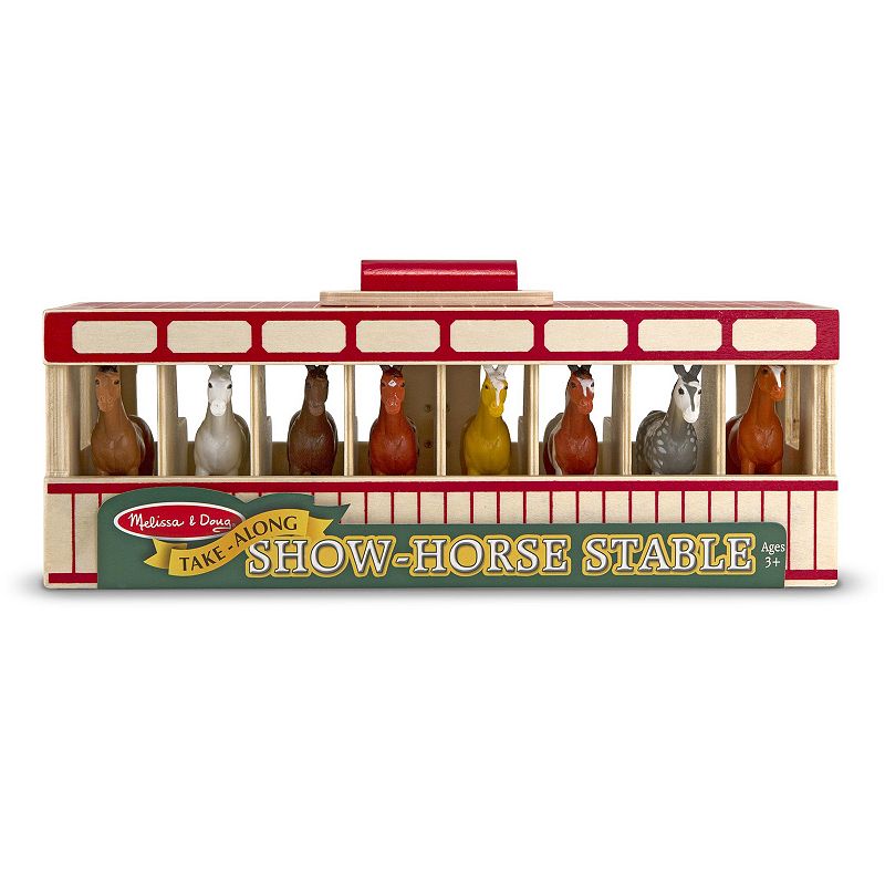 Melissa and Doug Take-Along Show-Horse Stable