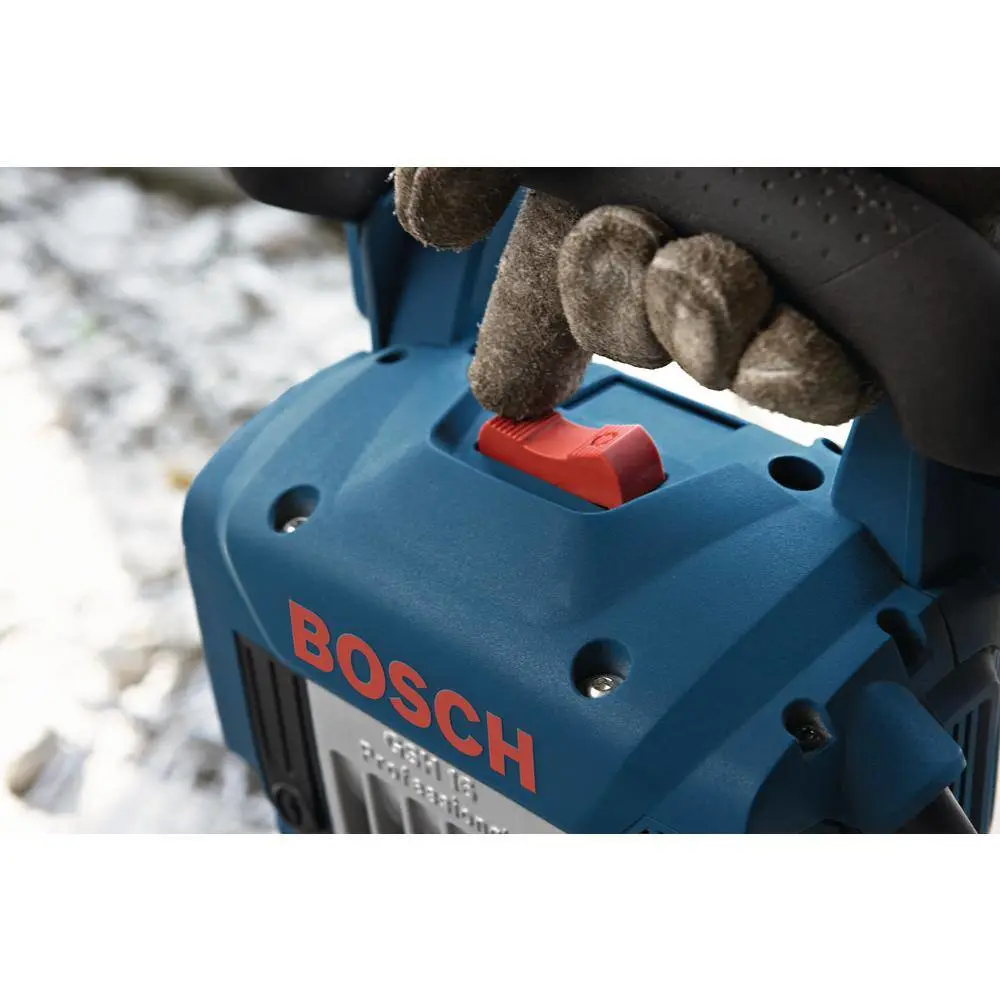 Bosch 15 Amp 1-18 in. Corded Concrete Electric Hex Breaker Hammer Kit with Hard Carrying Case with Wheels 11335K