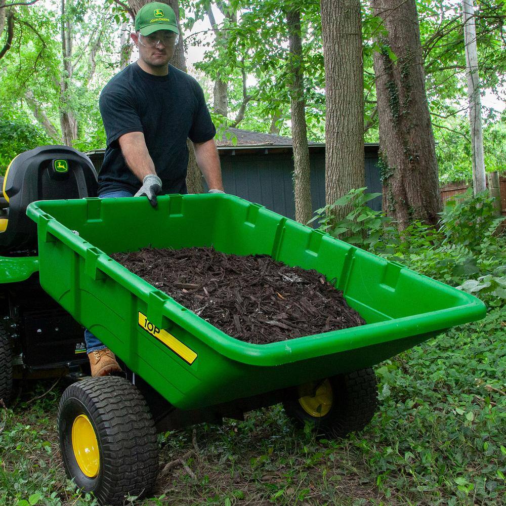 John Deere PCT-100JDC 650 lb. 10 cu. ft. Tow-Behind Poly Utility Cart