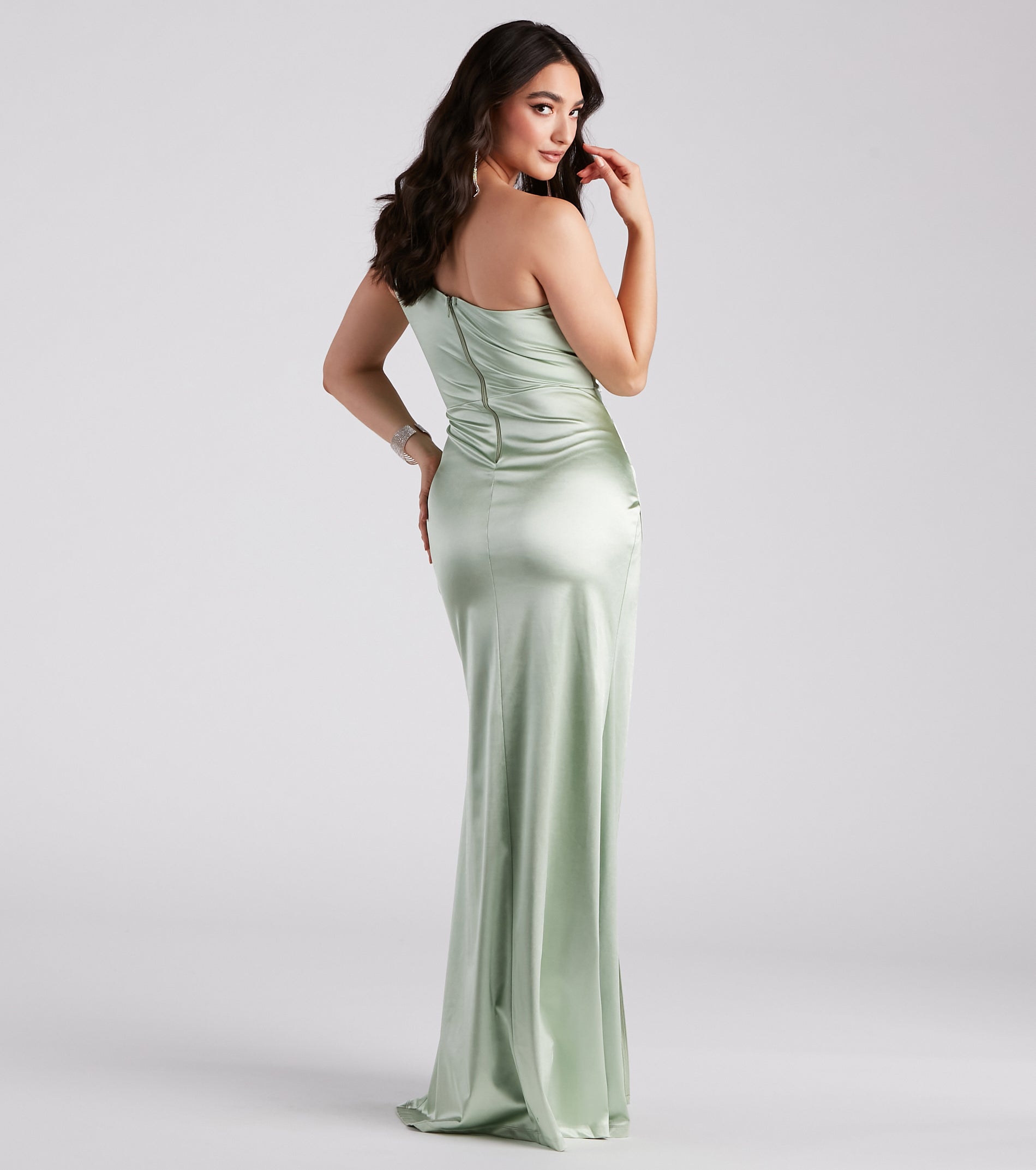 Chantal Formal Satin Mermaid Dress