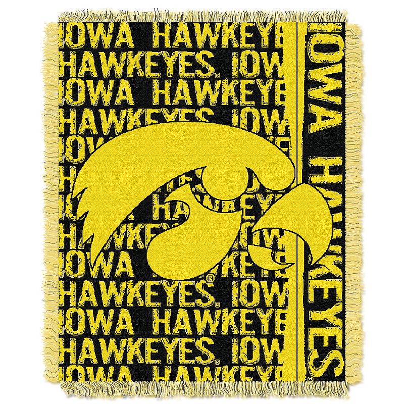 Iowa Hawkeyes Jacquard Throw Blanket by Northwest