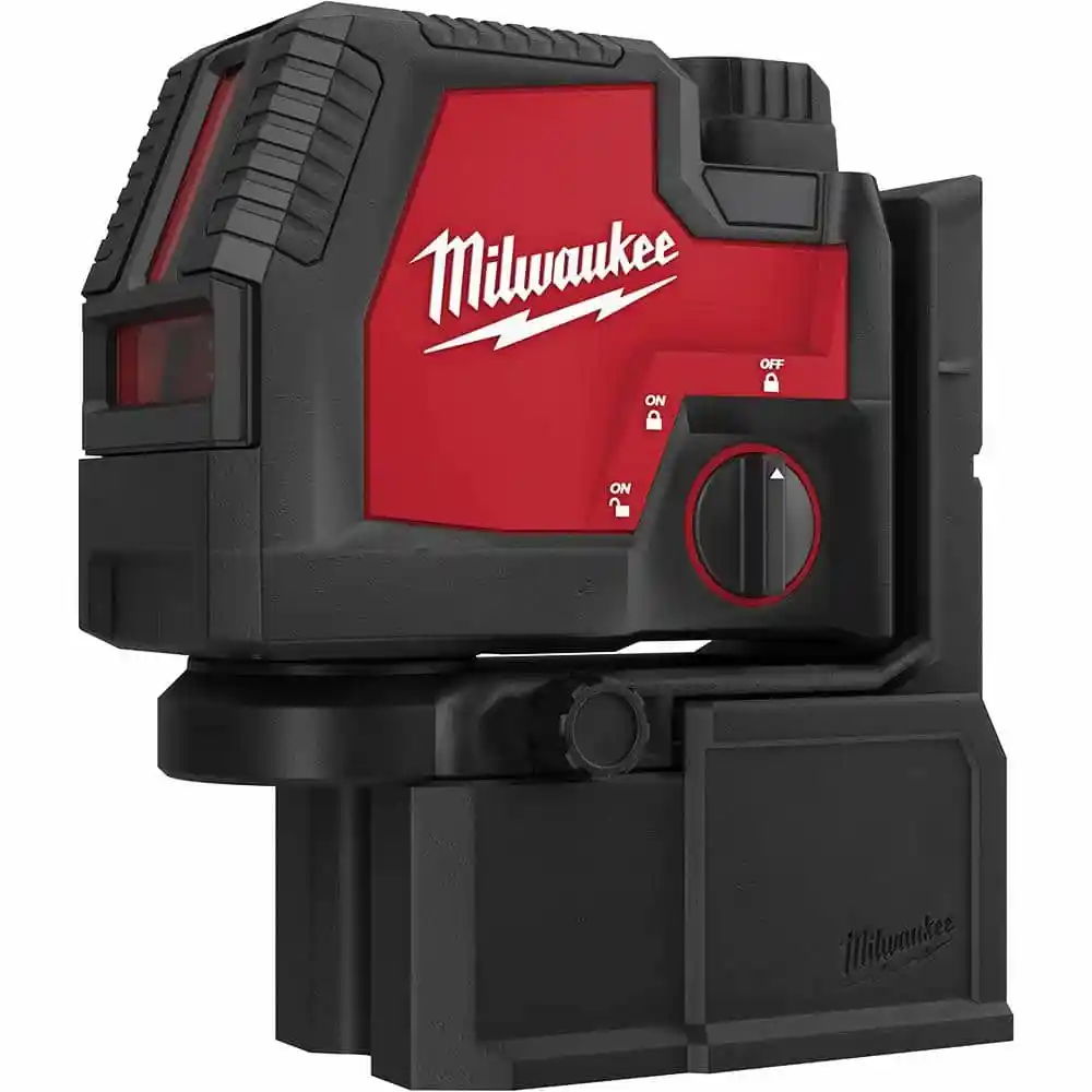 Milwaukee Green 100 ft. Cross Line and Plumb Points Rechargeable Laser Level with REDLITHIUM Lithium-Ion USB Battery and Charger 3522-21