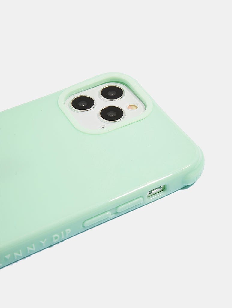 Mint Block Colour Recycled Shock iPhone Case