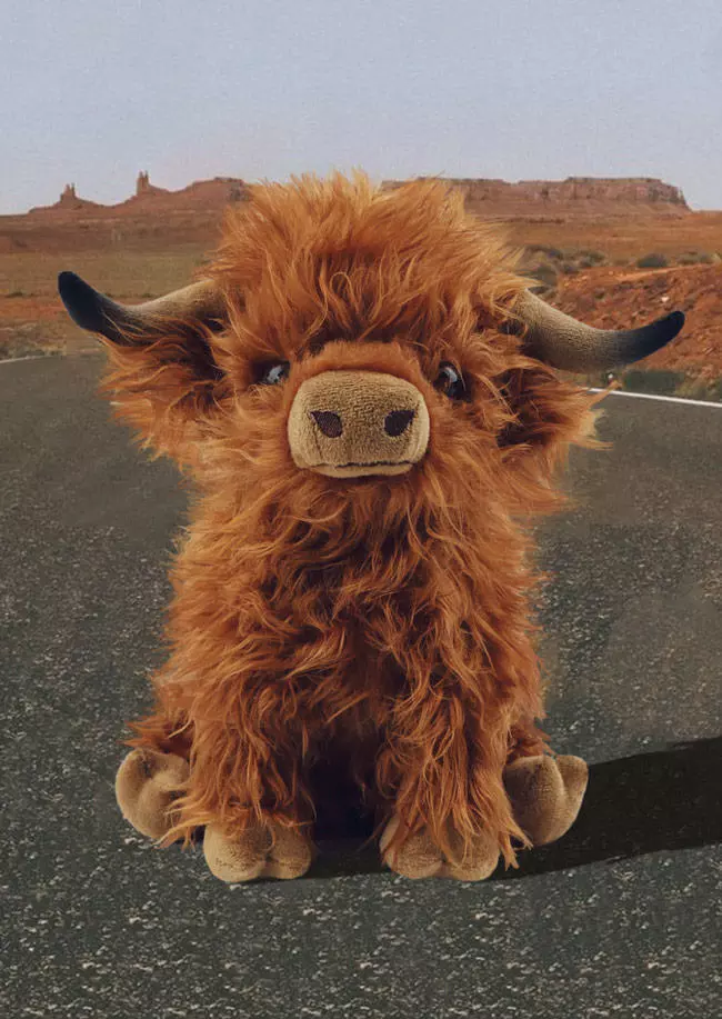 🔥 BIG SALE - 49% OFF🔥🔥🐂Eco-Friendly Scottish Highland Cow Soft Plush Toy