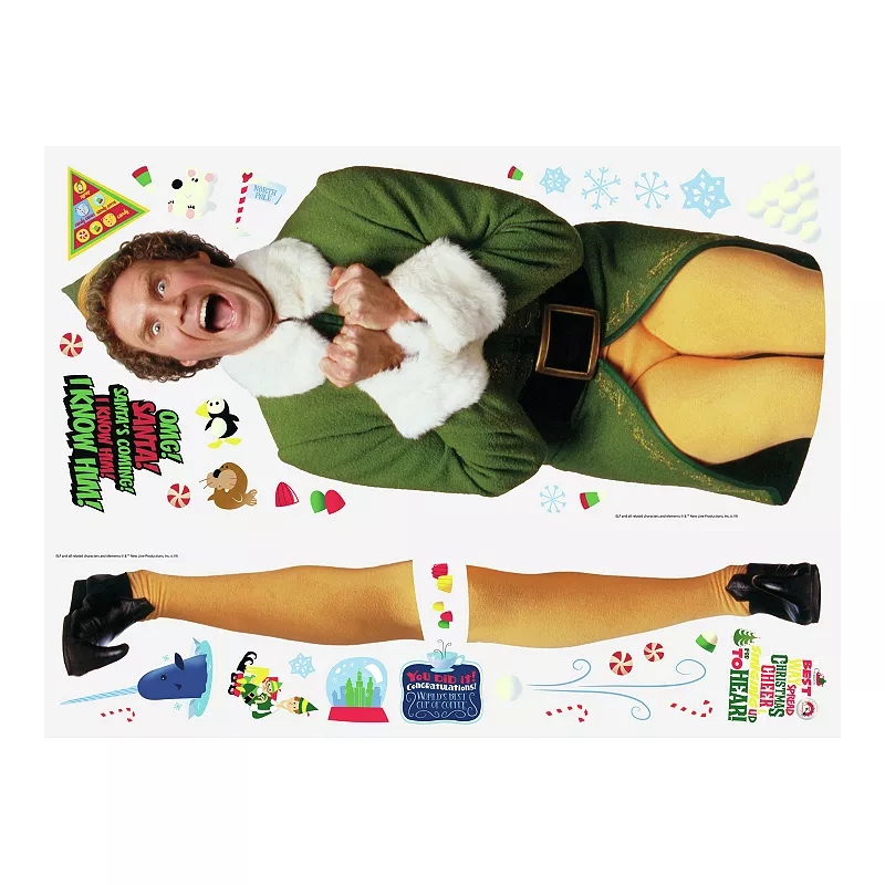 RoomMates Buddy The Elf Peel and Stick Wall Decals