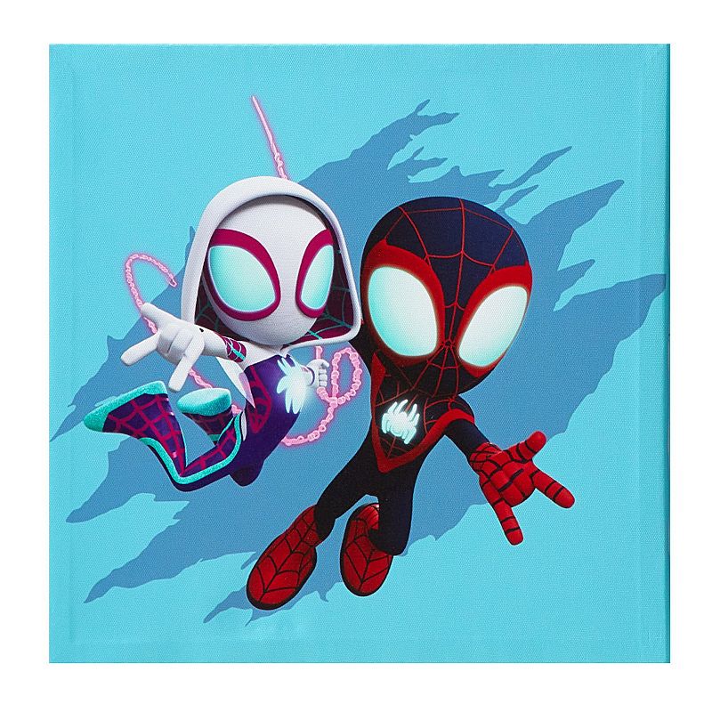 Idea Nuova Marvel's Spidey and His Amazing Friends 3-Piece Canvas Wall Art Set