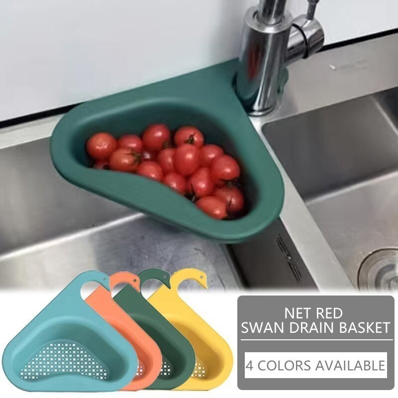🔥SUMMER HOT SALE - 49% OFF🔥 Kitchen Sink Drain Basket Swan Drain Rack