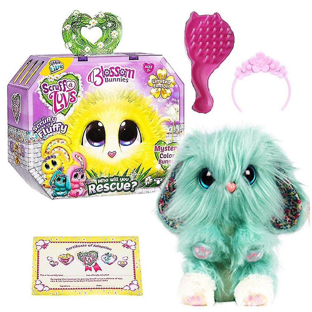 Ready Stock For Scruff A Luvs Big Ear Lemon Rabbit Children Plush Toys Surprise Toy Dolls Blue