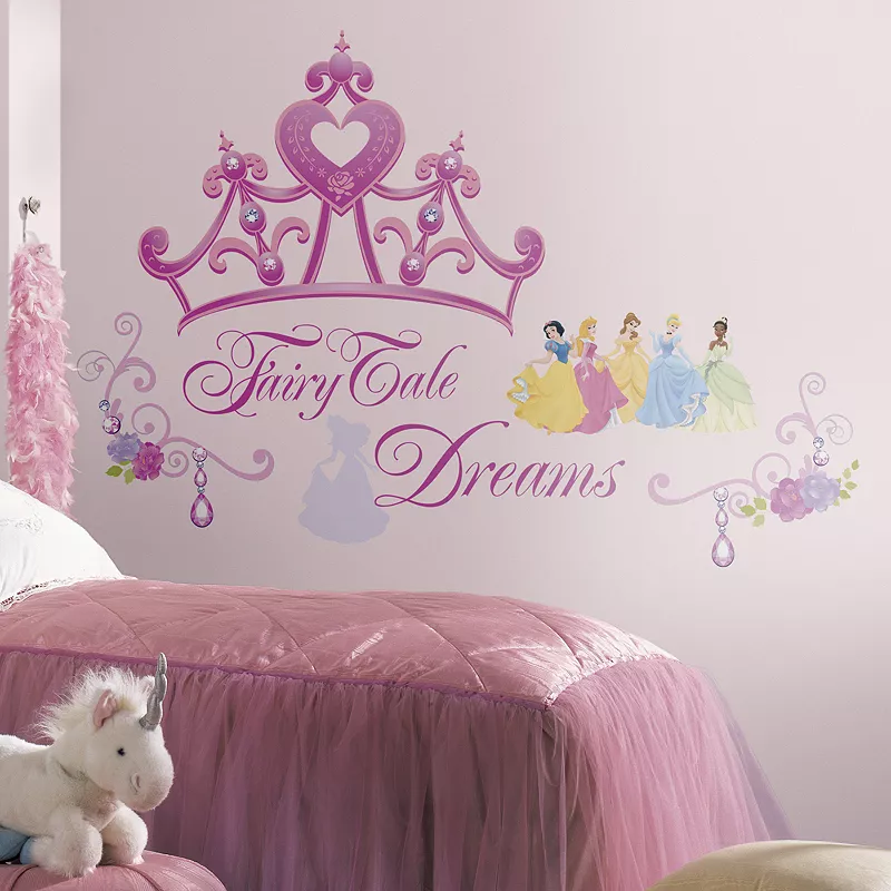 Disney Princess Crown Peel and Stick Wall Stickers