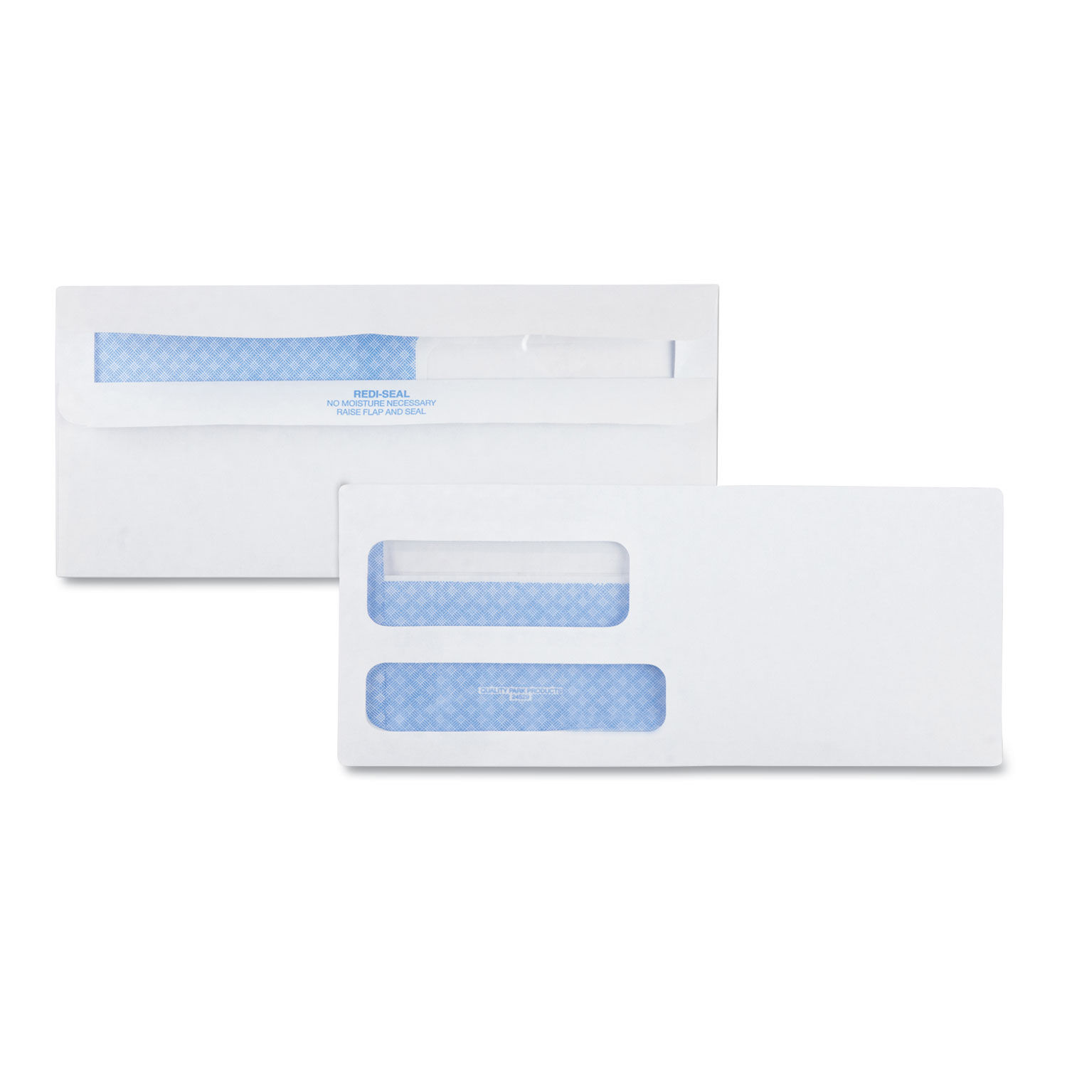Double Window Redi-Seal Security-Tinted Envelope by Quality Parkandtrade; QUA24529