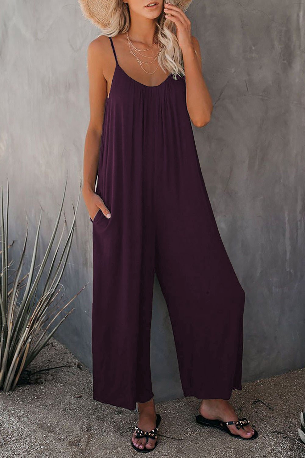 🔥Hot Sale 49% off 🔥Ultimate Flowy Jumpsuit with Pockets
