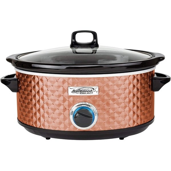 Brentwood Select 7 Quart Slow Cooker in Copper - - 22123503