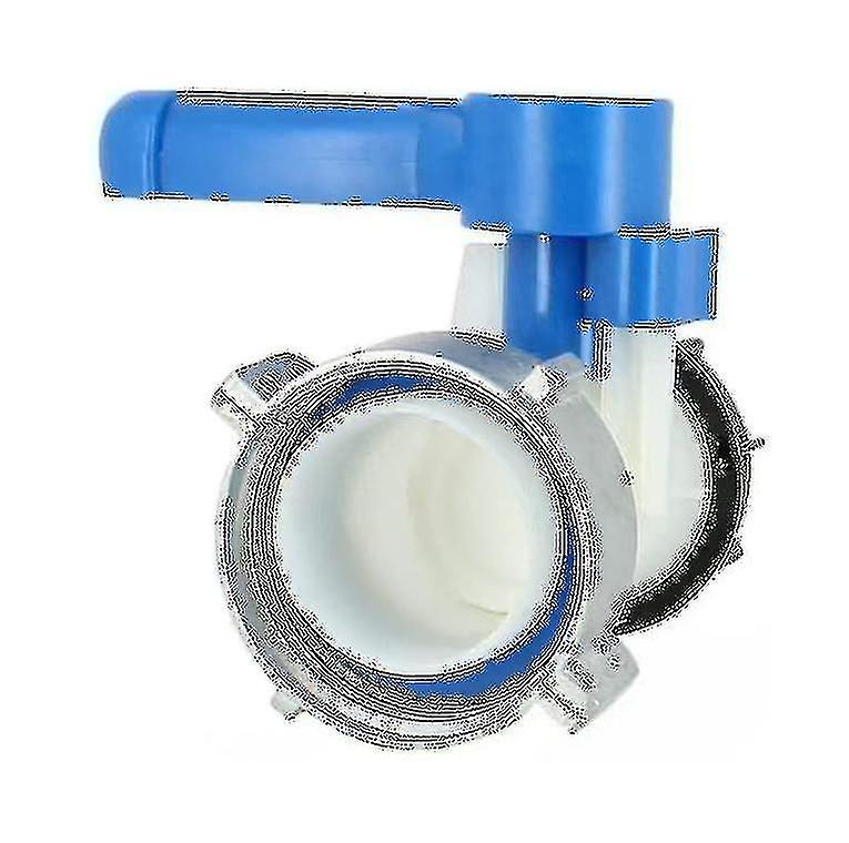 Butterfly Valve With Aluminum Floating Nut For 1000 Liter Ibc Tank， S75x6 Nut And S60x6 Outlet