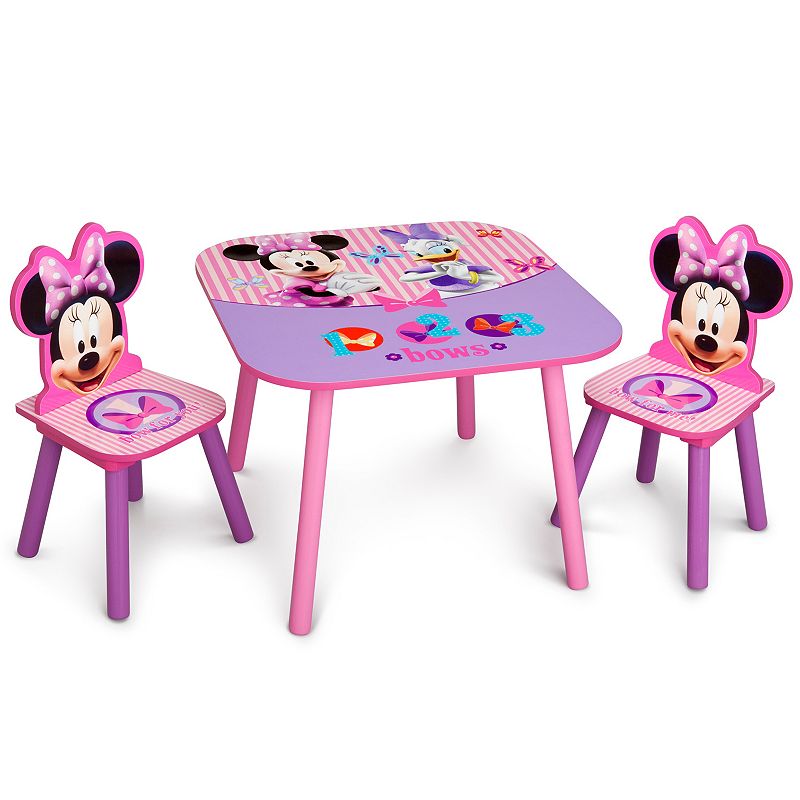 Disney's Minnie Mouse Table and Chairs Set by Delta Children