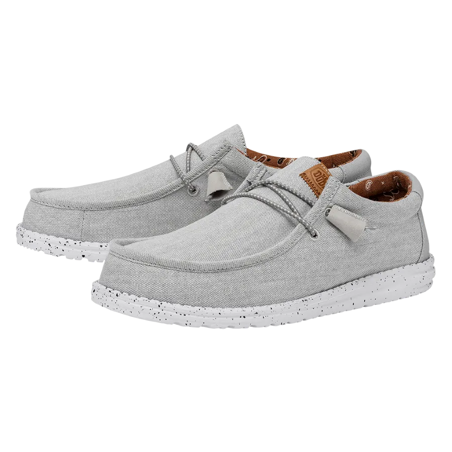 Wally Washed Canvas - Light Grey