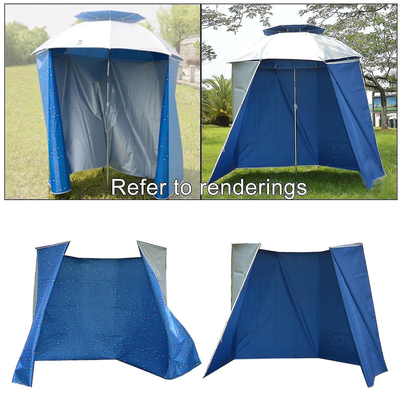 Outdoor Fishing Rainproof Shade Cloth 4.8m Umbrella Tent Folding Wall Cloth Fishing Beach Sun Protect Apron