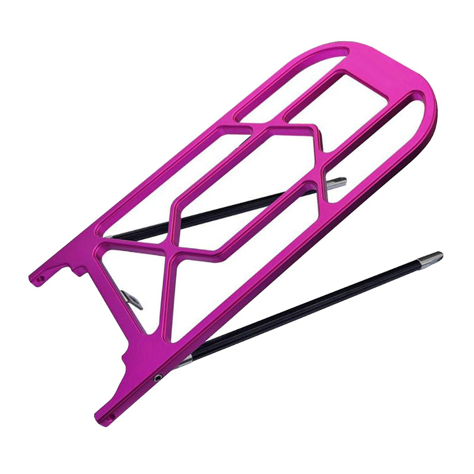 Folding Bicycle Rear Cargo Rack Stand Support Folded Bikes Rear Luggage Rack Pink