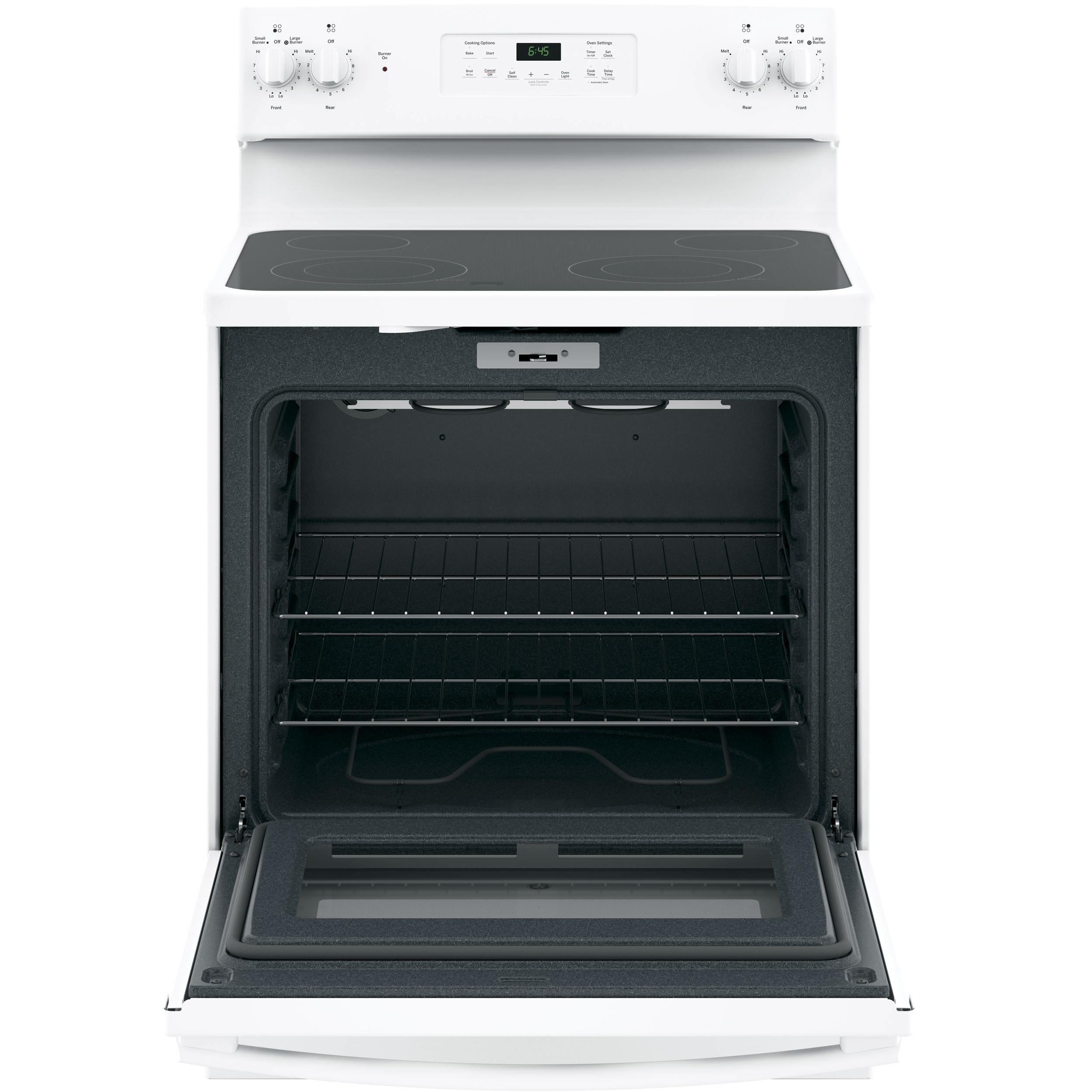 30-inch Freestanding Electric Range with Self-Clean Oven JB645DKWW