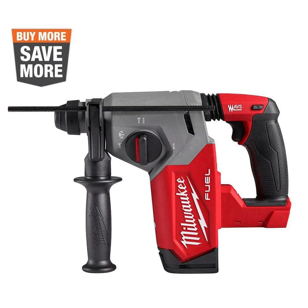 Milwaukee M18 FUEL 18V Lithium-Ion Brushless Cordless 1 in. SDS-Plus Rotary Hammer (Tool-Only) 2912-20