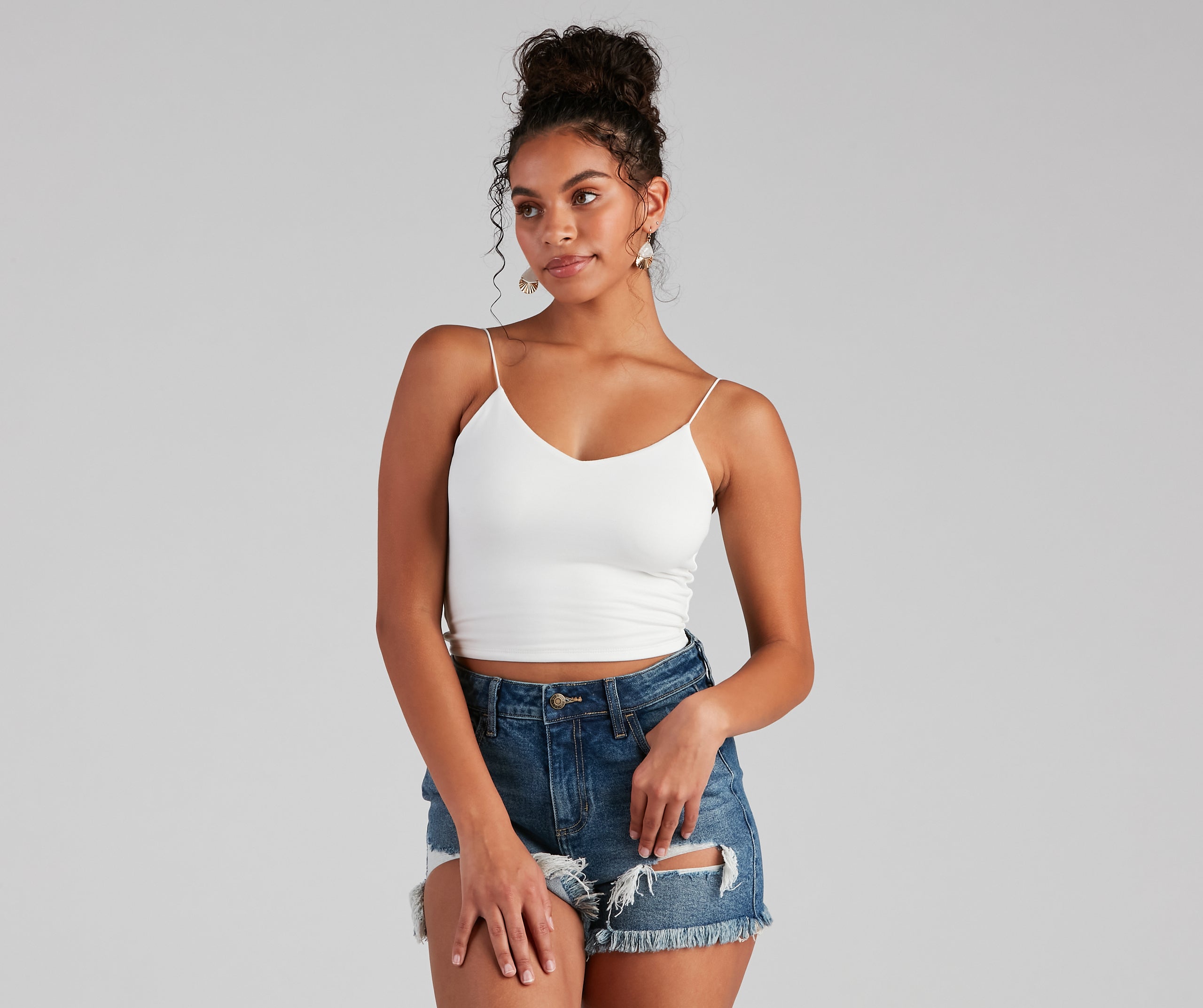 Girl Next Door Cropped Tank